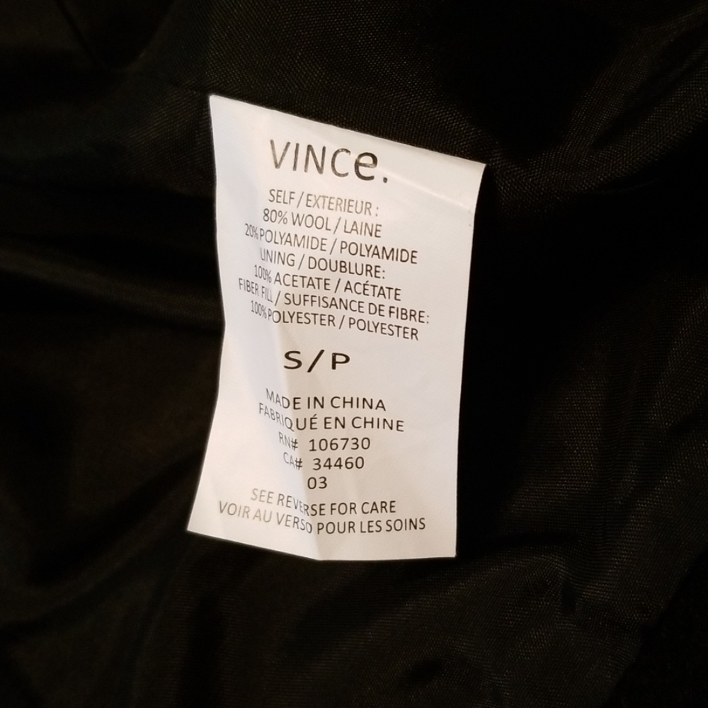 VINCE WOOL MOTO JACKET - Picture 7 of 7
